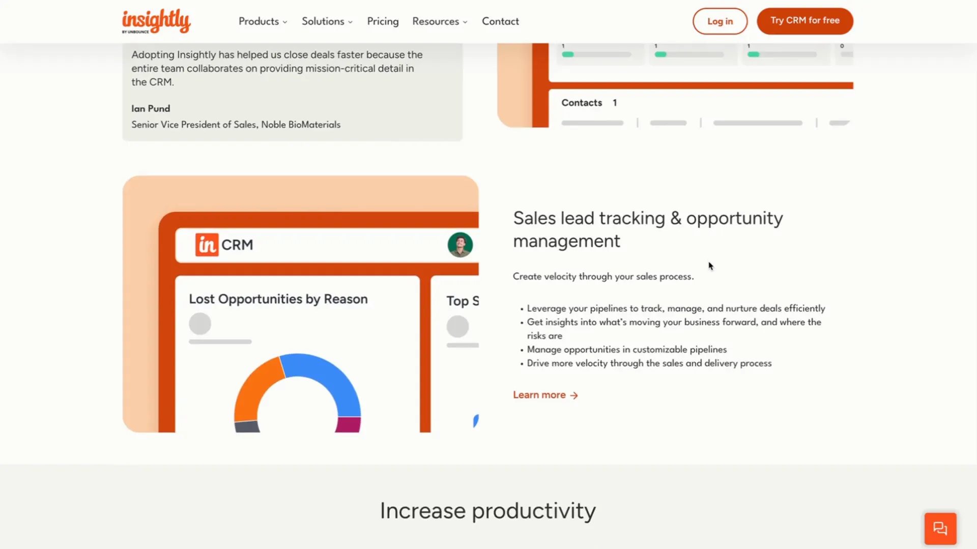 Insightly Unified Dashboard